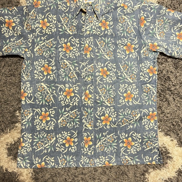 Reyn Spooner Hawaiian Men’s Shirt size M button down lot of 2 floral Honolulu - Picture 7 of 11